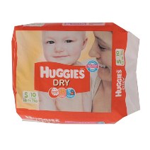HUGGIES CARE DIAPERS SMALL 10 U